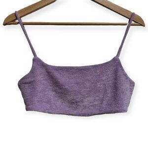 Nia The Brand‎ Terry Bralette Lilac Small NWT